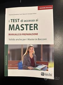 Alpha test - manuale preparazione test master