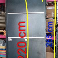 portoncino blindato artigianale 