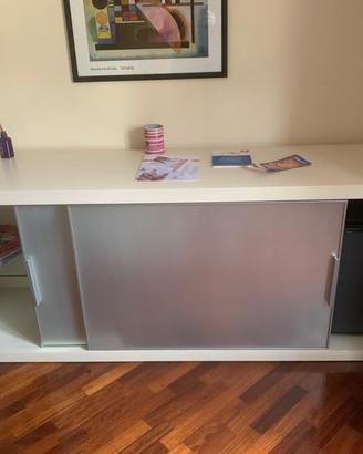 mobile basso per ufficio dim.220x50xH.75cm.