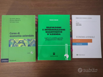 Libri corso Economia aziendale, Uniud