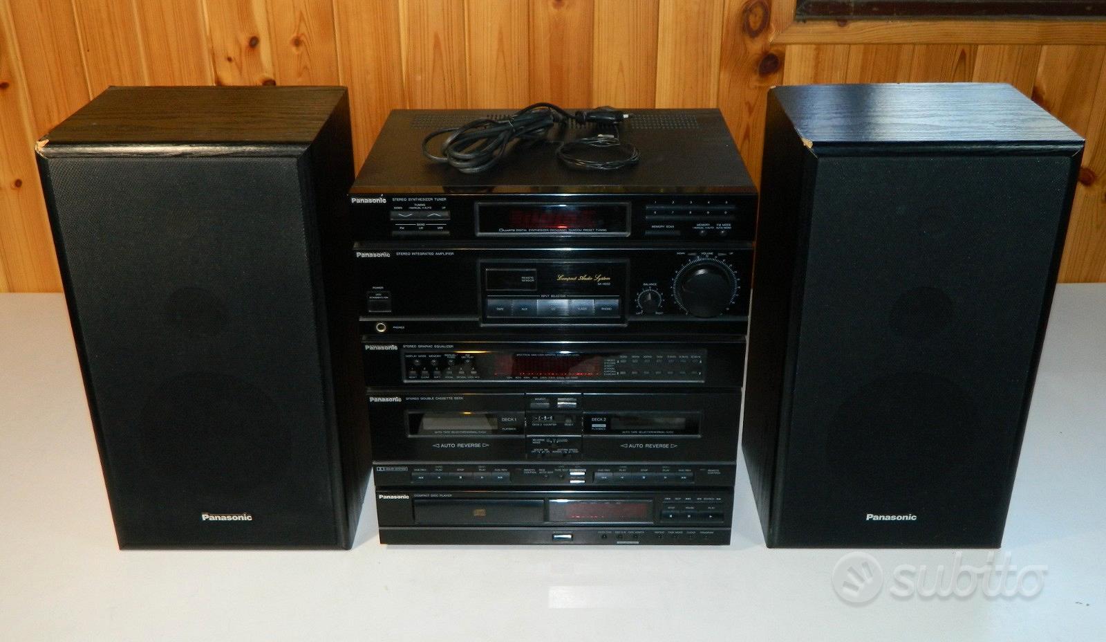 Impianto stereo compatto Panasonic SAHD52 Audio/Video In vendita a