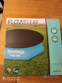 copri piscina Bestway fast set 2.44 rotondo