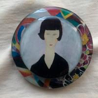 Spilla tonda stile anni ‘20/‘30