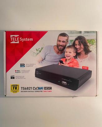 Decoder Telesystem TS6821 DVB T2 HEVC
