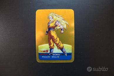 Goku Gold N16 DragonBall Lamincards Edibas