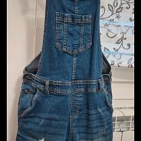 salopette jeans corta