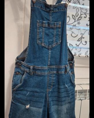 salopette jeans corta