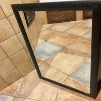 Specchio legno nero