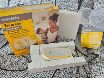 Medela tiralatte hands-free + coppe 21 e 27 omaggi