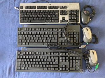 Tastiere PC + mouse (PS2 e USB)