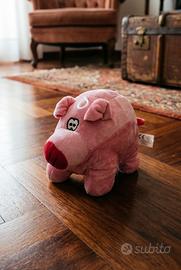 Peluche Maialino Tobia's Giochi 13cm con Laccetto