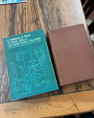 Storia della letteratura italiana e dizionario