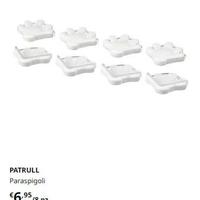 Paraspigoli IKEA PATRULL - 13 pezzi bianchi e neri