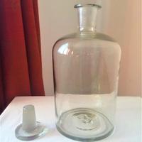 Antica bottiglia farmaceutica 3 litri