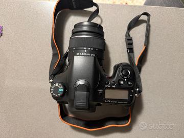 Fotocamera Sony Alpha a77v +Obiettivo 55-200 Flash