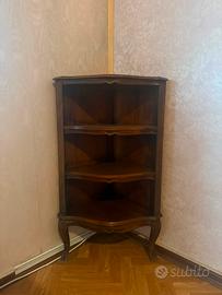 Coppia di Angoliere d’epoca anni 70 in legno
