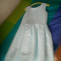 Vestito bimba verde Tiffany
