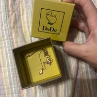 Girocollo Dodo in oro rosa pinguino