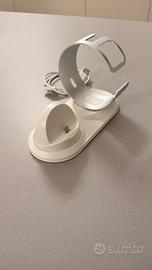 Caricabatterie da tavolo e porta Apple Watch