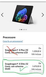 Microsoft Surface Pro 11  touchscreen