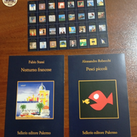 Tris Cartoline da Collezione Sellerio Editore