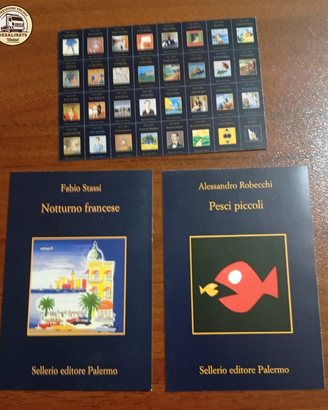 Tris Cartoline da Collezione Sellerio Editore