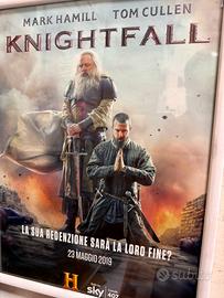 KNIGHTFALL — POSTER UFFICIALE AUTOGRAFATO