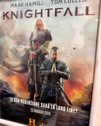KNIGHTFALL — POSTER UFFICIALE AUTOGRAFATO