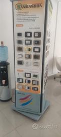 Espositore girevole professionale placche e moduli