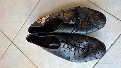 Scarpe ciclismo vintage Colnago in cuoio tg. 41,5