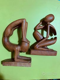 Set 2 Statue in LegnO