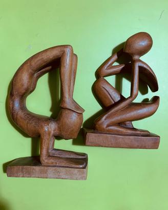 Set 2 Statue in LegnO