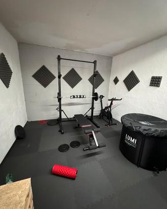 Mini palestra completa con cyclette