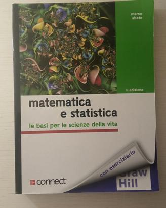 Libro Matematica e statistica Marco abate