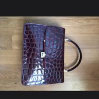 Borsa di coccodrillo vintage.