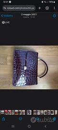 Borsa di coccodrillo vintage.