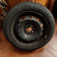 4 cerchi e 4 gomme invernali 185/55 r15 86HM+S