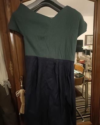 vestito donna bicolor " Malloni"