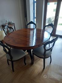 tavolo tondo epoca inizi 900