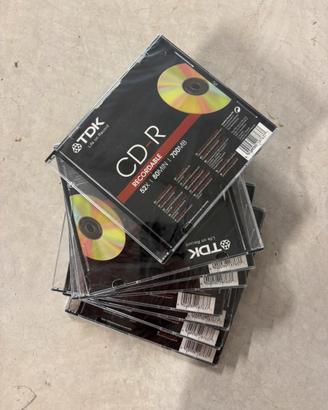 Lotto CD-R TDK vergini 700MB NUOVI