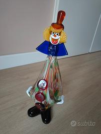 Pagliaccio svuota tasche vetro murano 60-80