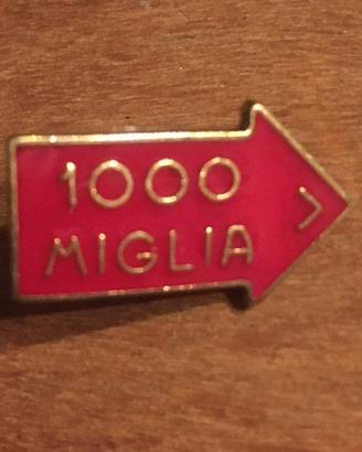 Spilla pins 1000 mille miglia Car vintage