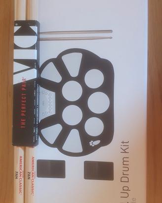 tappetino Drum kit + bacchette