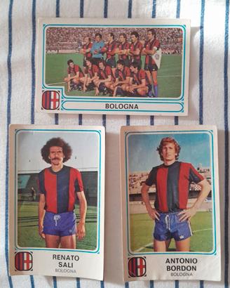 Lotto di 3 Figurine Panini 1978-79 BOLOGNA