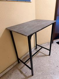 Tavolo compatto 80x50 stile moderno industriale