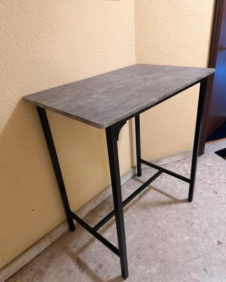Tavolo compatto 80x50 stile moderno industriale