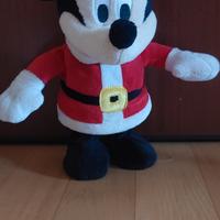 PELUCHE ANIMATO TOPOLINO BABBO NATALE