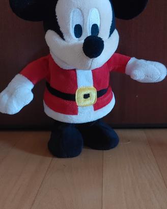 PELUCHE ANIMATO TOPOLINO BABBO NATALE