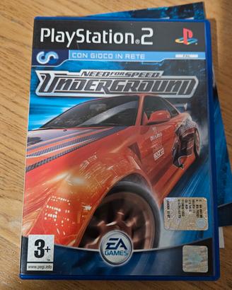Need for Speed underground videogioco PS2
