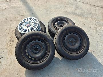 Gomme invernali con cerchi Fiat Panda